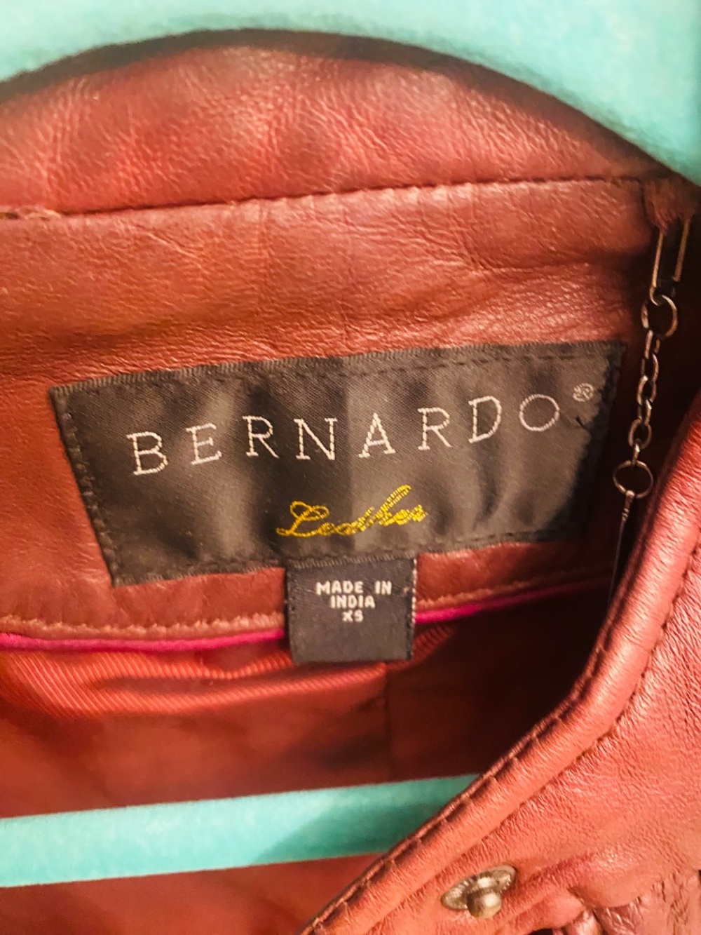 Bernardo Leather Jacket xs - Picture 3 of 3